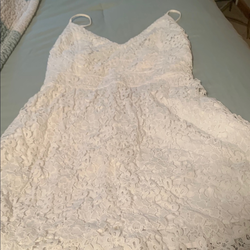 Abercrombie & Fitch White Lace Dress